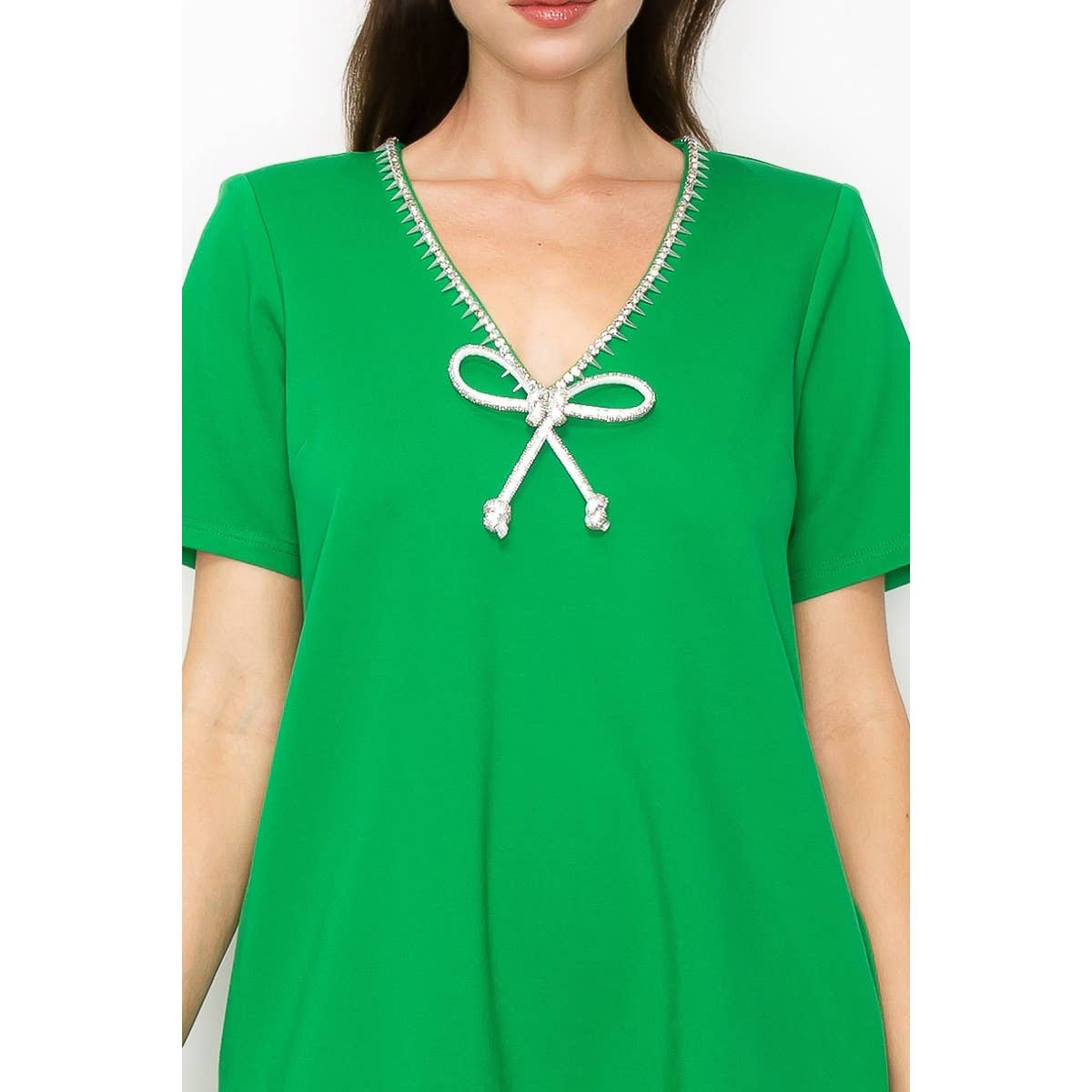 Apple Green Mini Dress