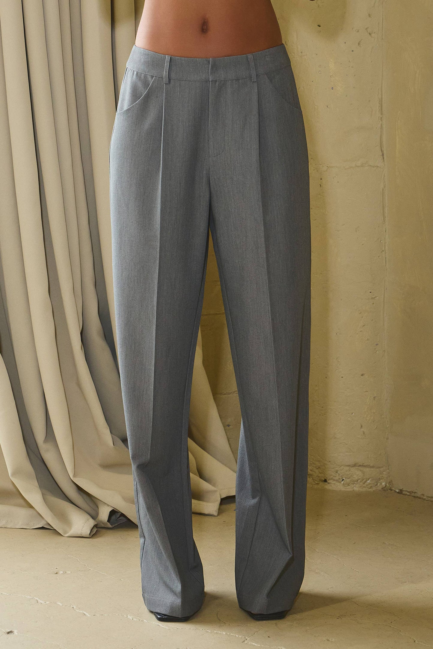 Woven Wide Slack Pants