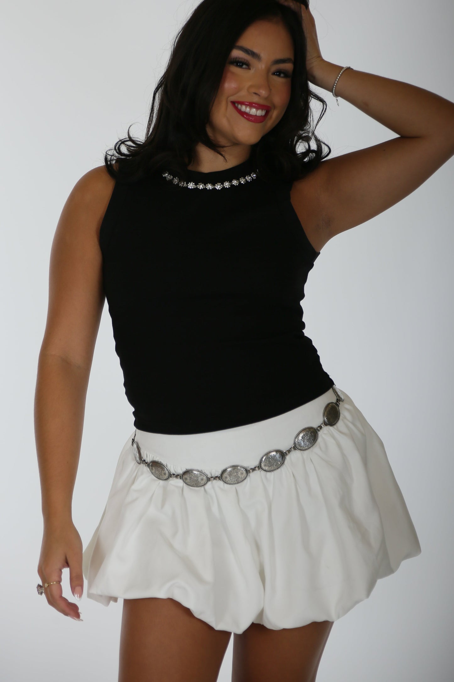 Bubble Skirt - White