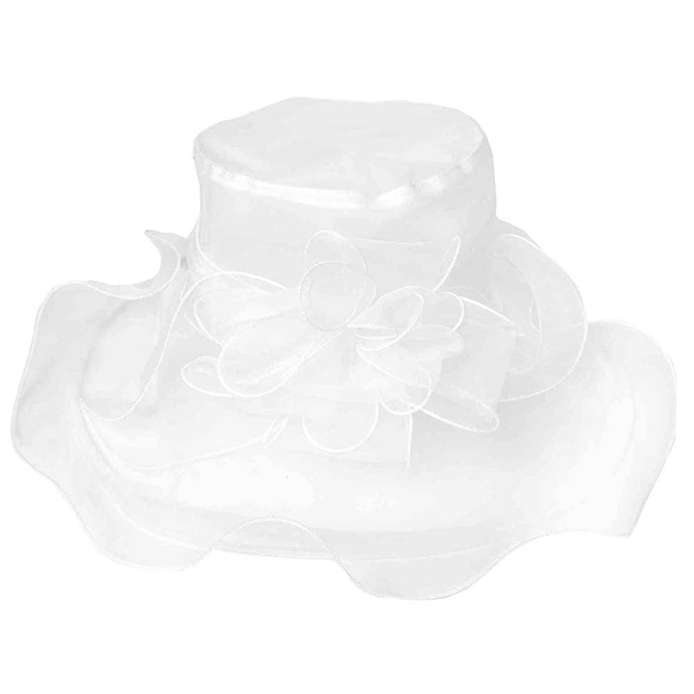 Mesh Bow Organza Dressy Hat