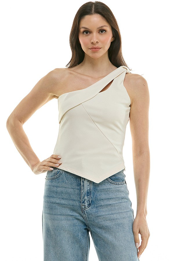 Knit Asymmetrical Top