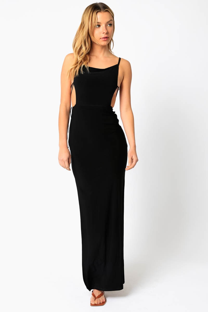 Strappy Black Dress Medium Strappy Black Dress Medium