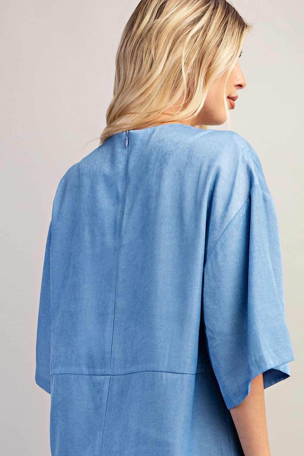 Boxy Sky Top