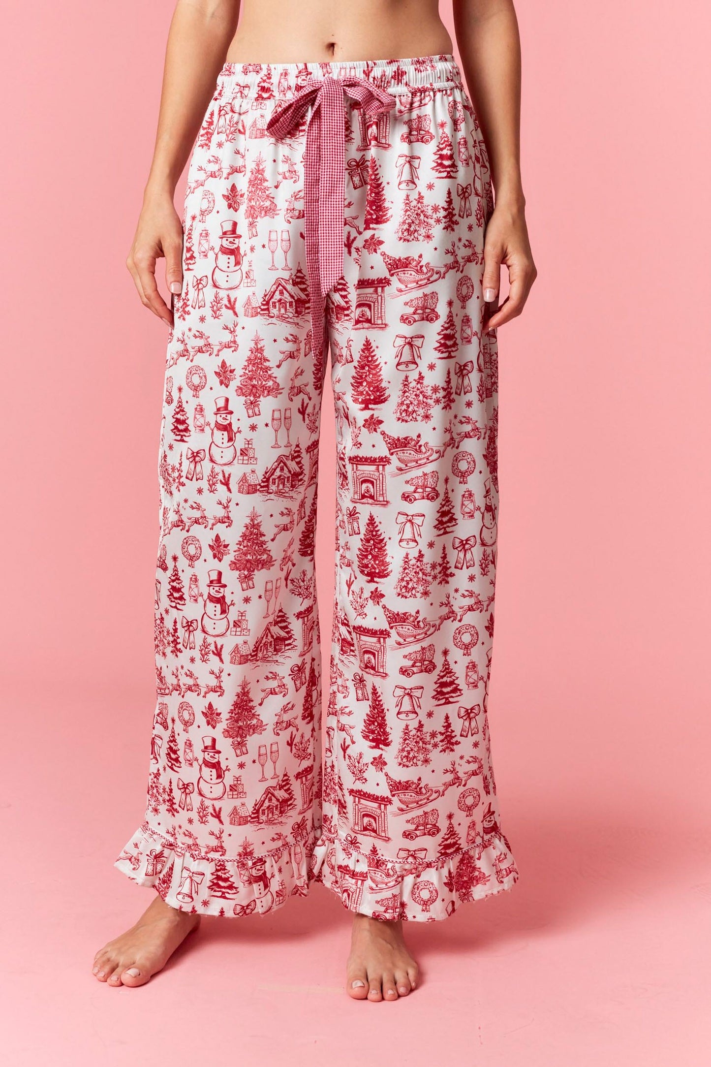 Christmas Red Pant set