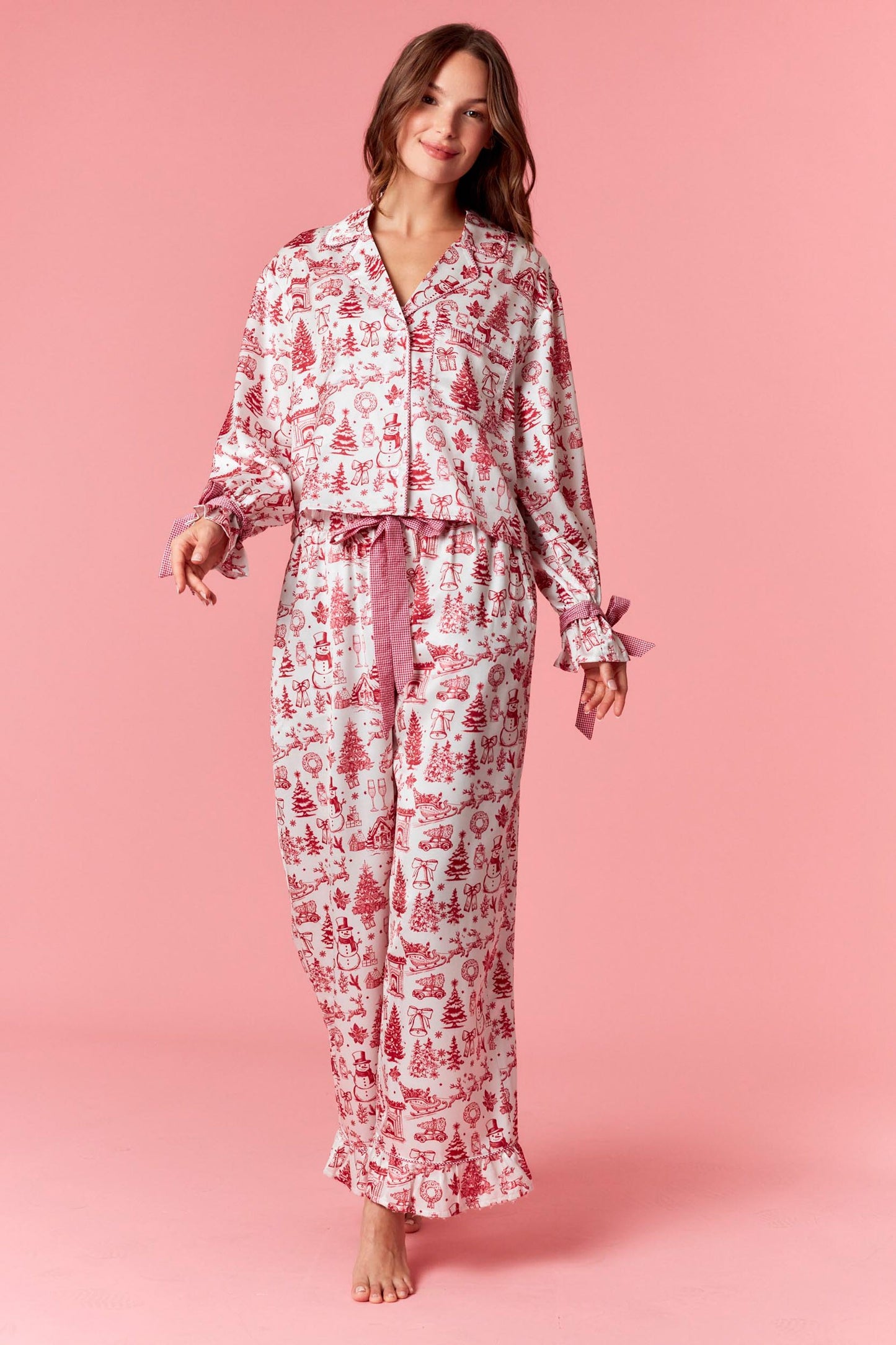 Christmas Red Pant set