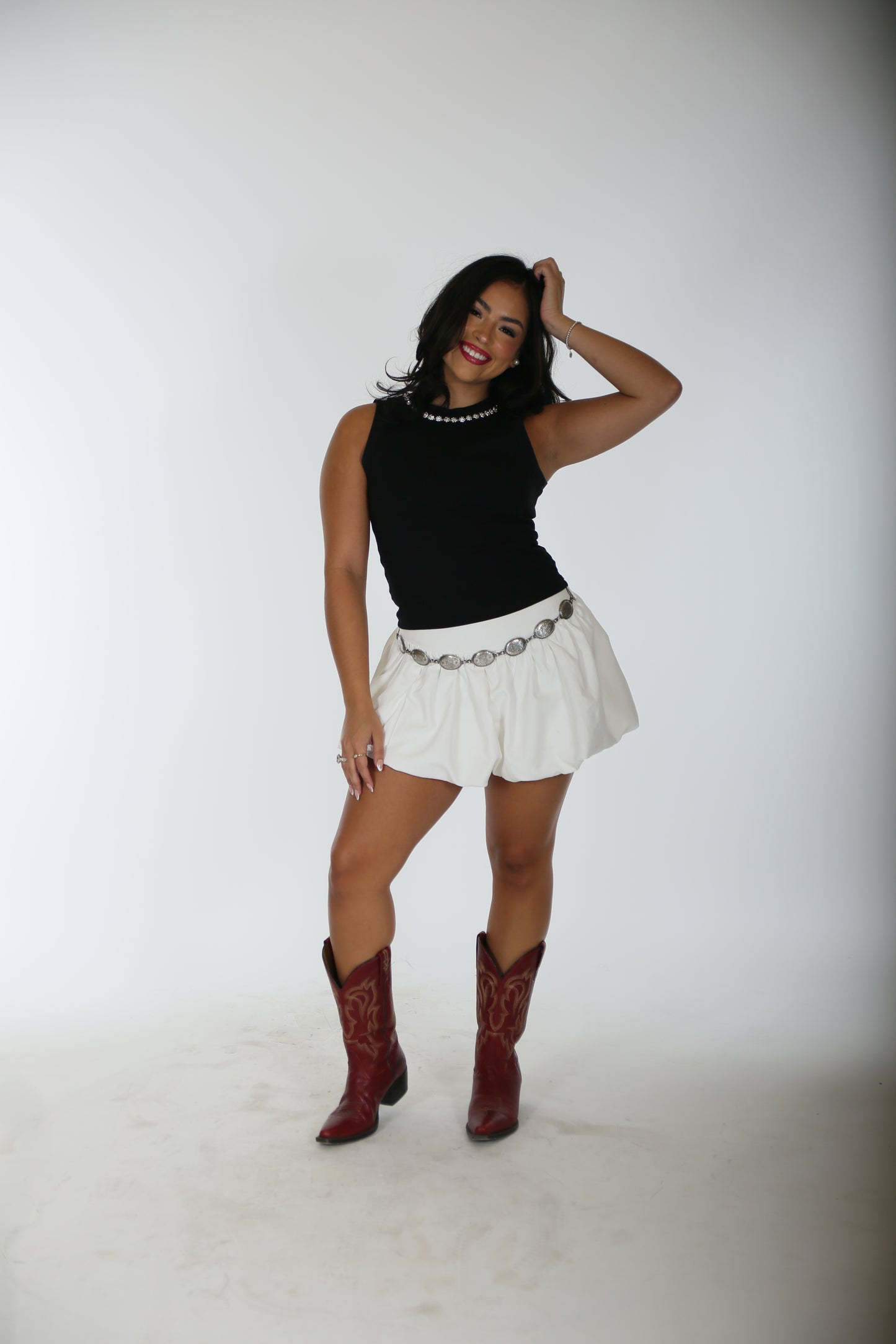 Bubble Skirt - White