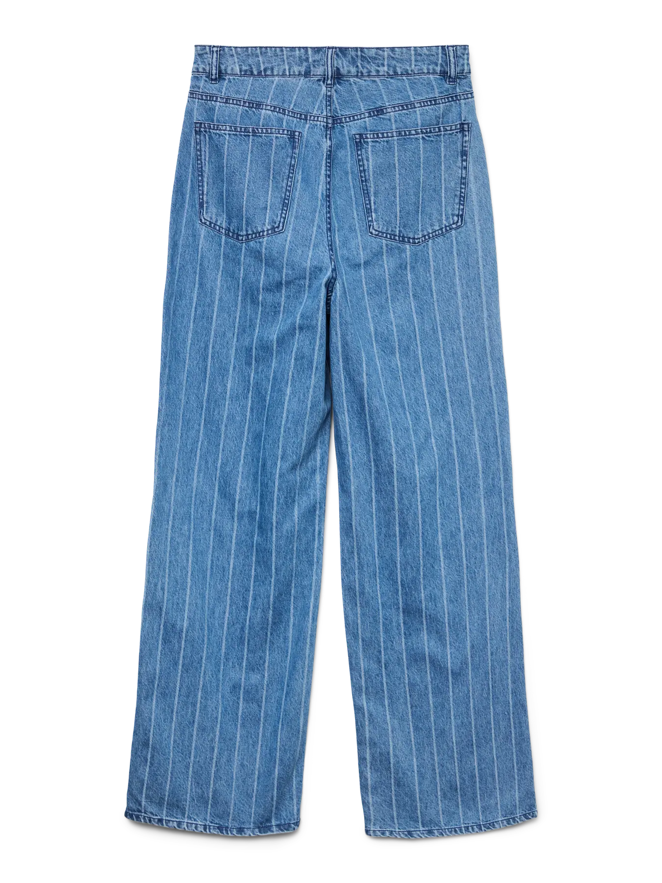 Kathy High Rise Wide Stripe Jeans