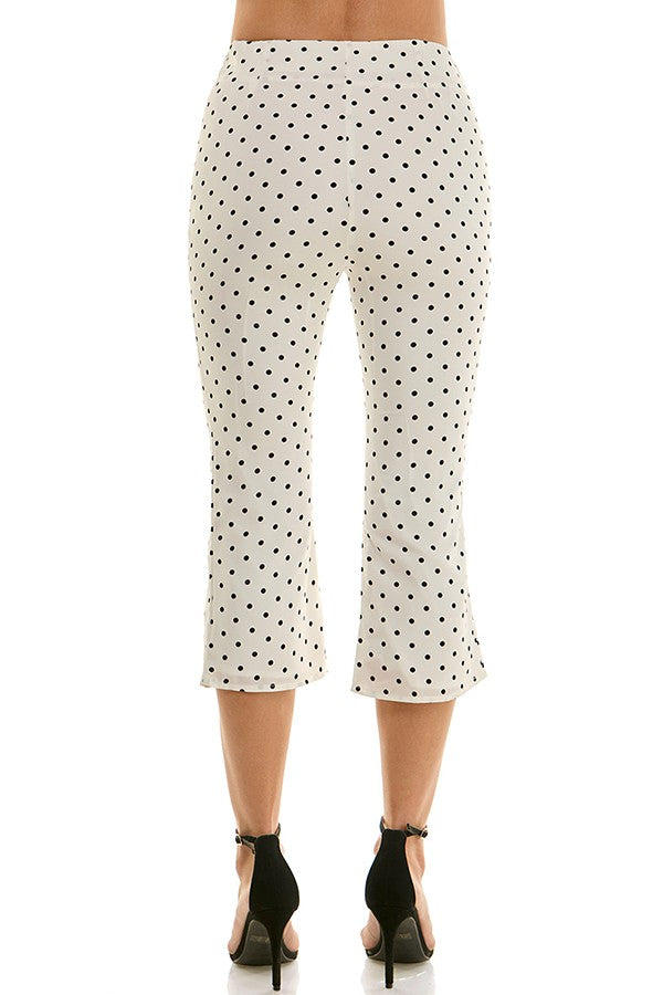 Polka Dot Capri Pant