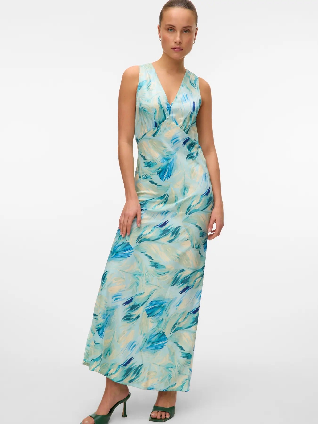 Seline Alba Watercolor Maxi Dress