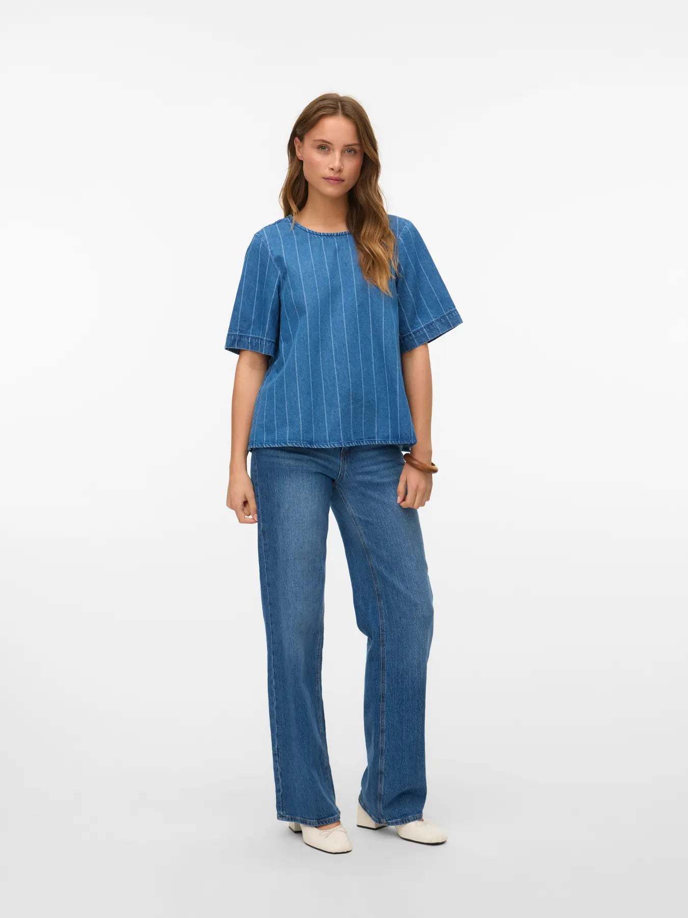 Trille Striped Tie-Back Top