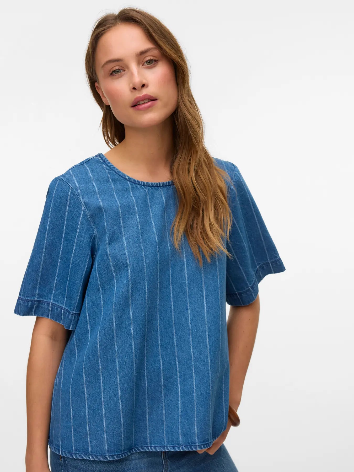 Trille Striped Tie-Back Top