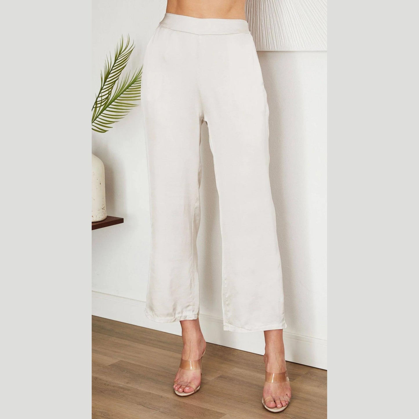 Italian Satin Blend Pant