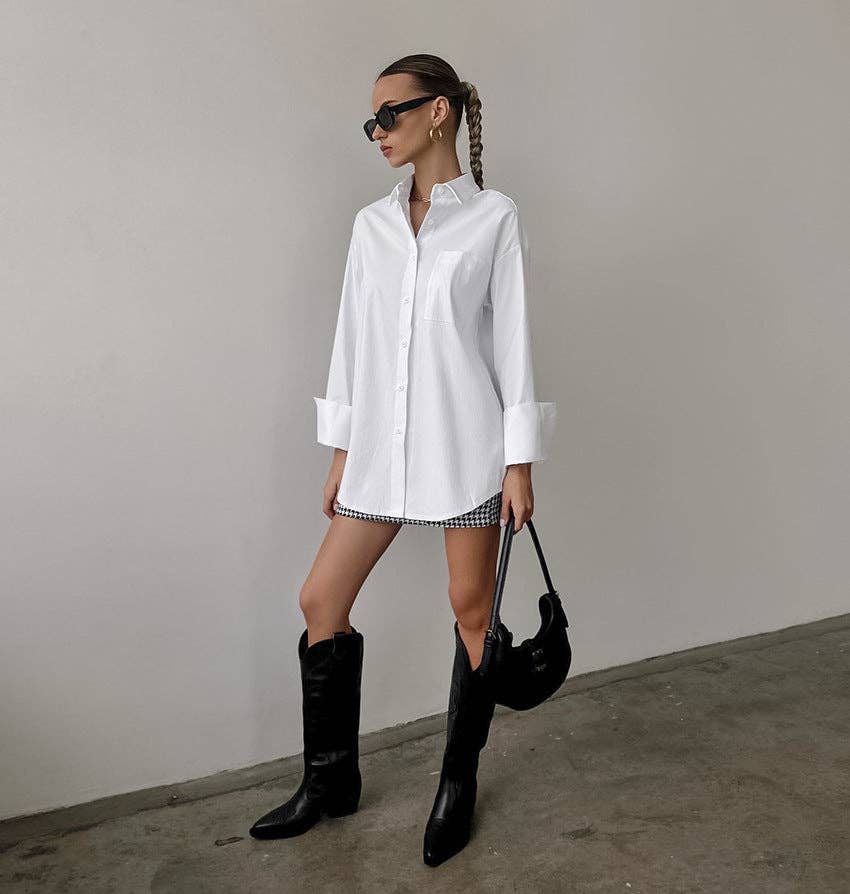 Classic White Button Up