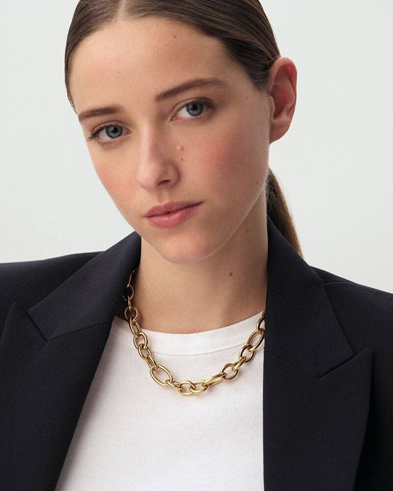 Paperclip 14k Plated Chain