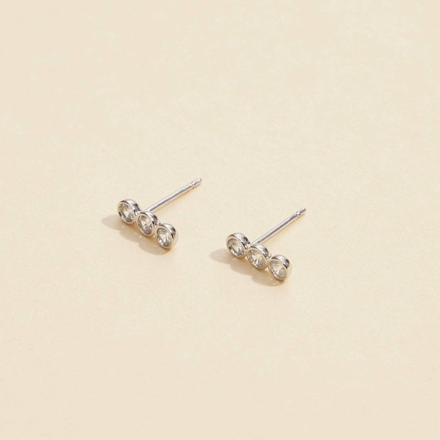 Elegant Three Linked Rhinestone
