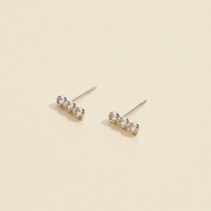 Elegant Three Linked Rhinestone
