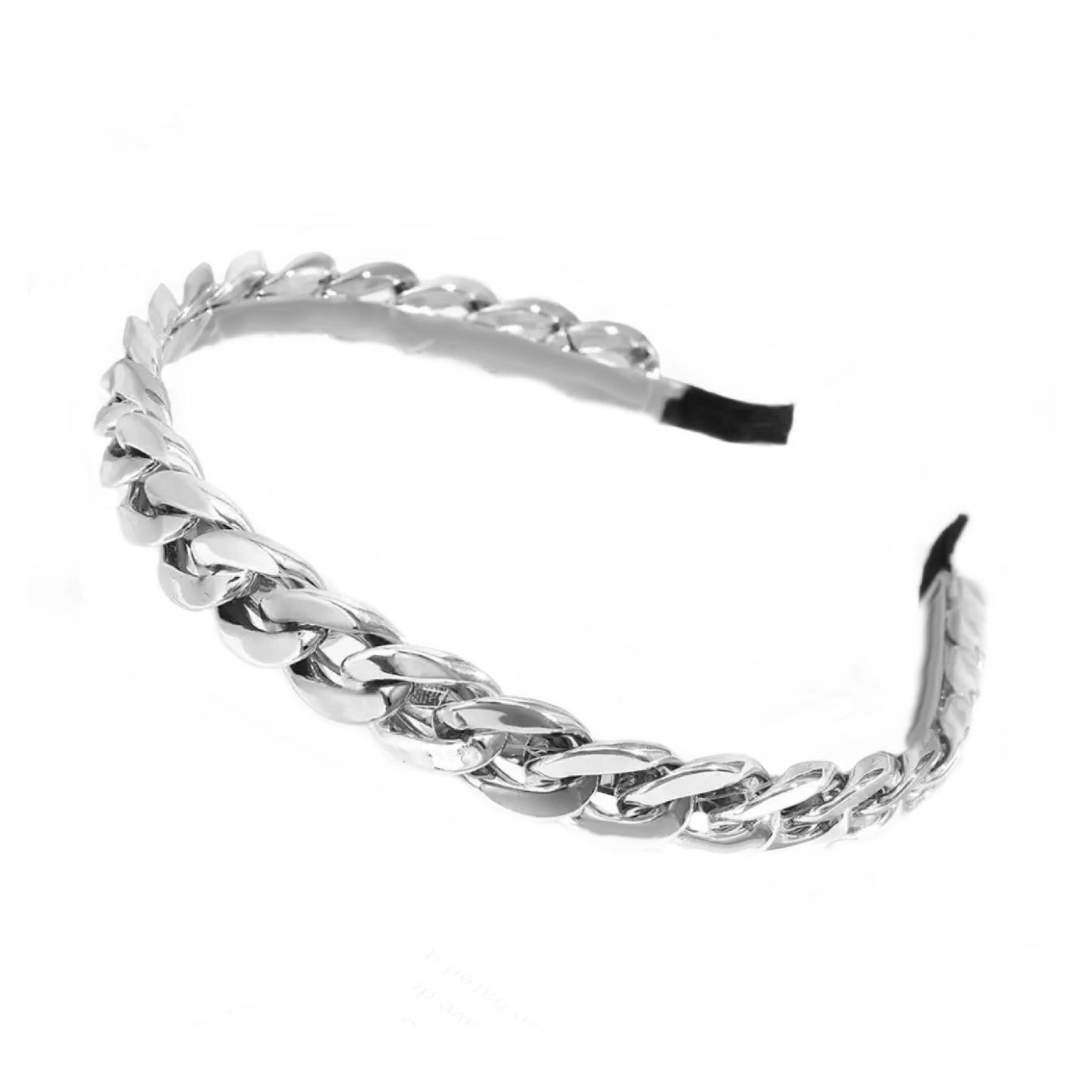 Glam Silver Chain Link Headband
