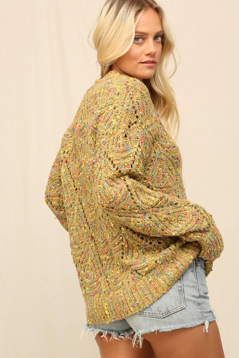Colorfully Speckled Sweater