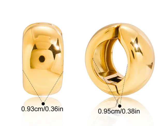 Ear Cuff- PVD Waterproof `18K gold