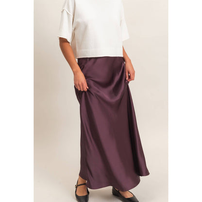 Satin Maxi Skirt