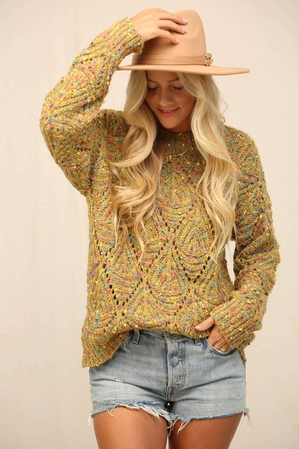 Colorfully Speckled Sweater