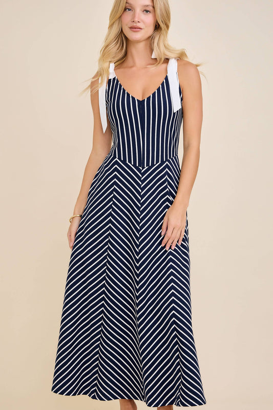 Navy Cotton Dress