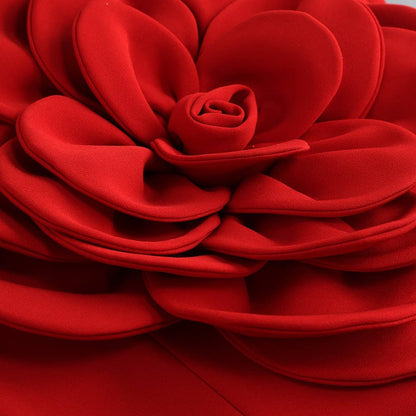 3D Flower Tube Dress - Bold Elegance