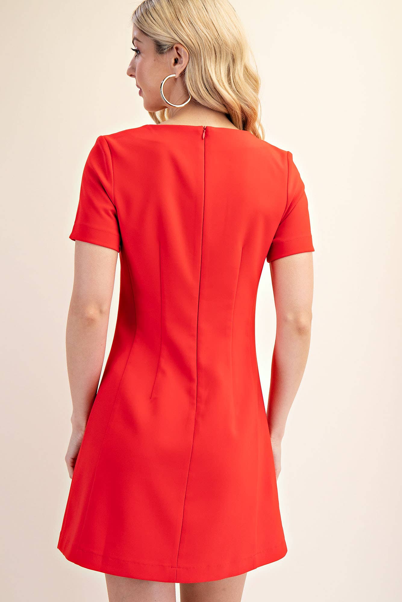 Fit And Flare Mini Dress