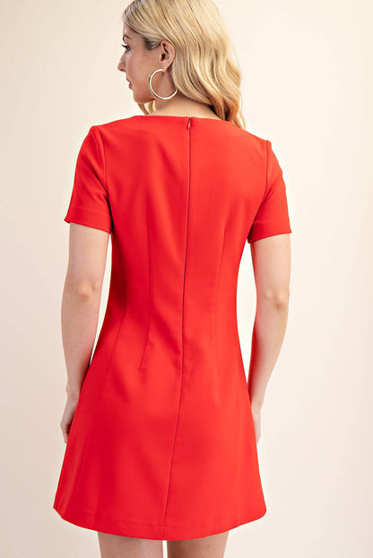 Fit And Flare Mini Dress