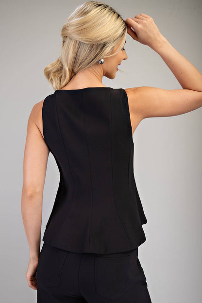Sleeveless Fitted Top