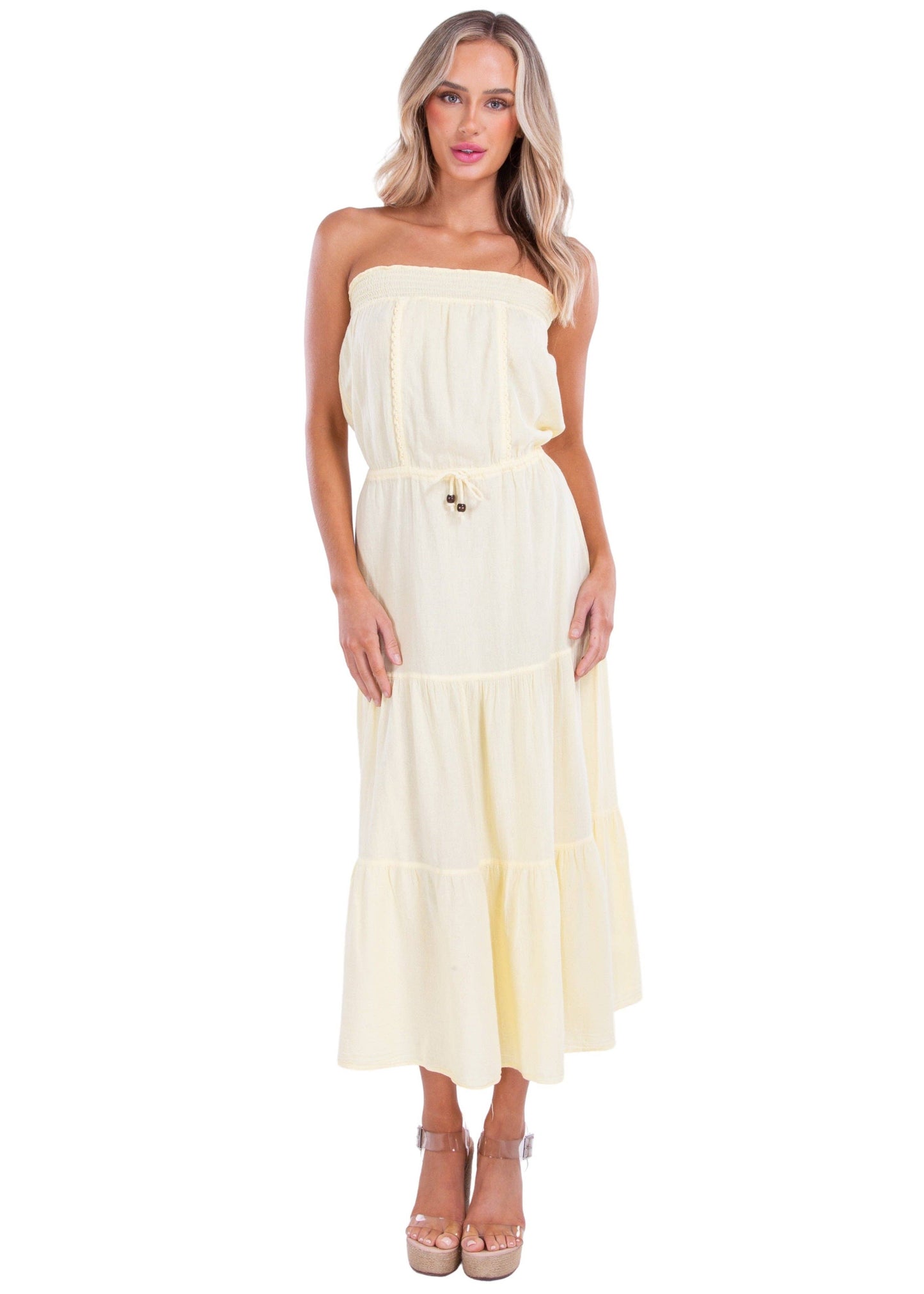 Baby Yellow Cotton Dress