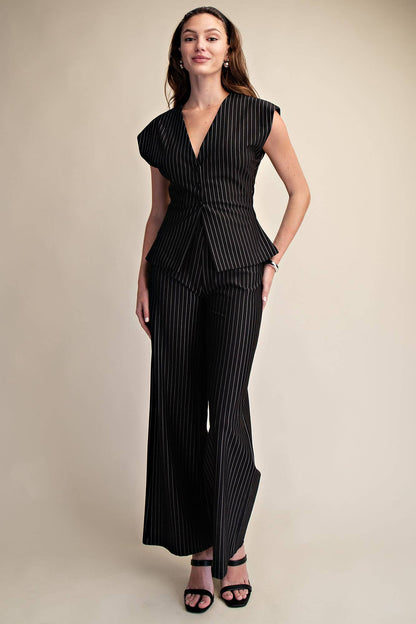 Pinstripe Vest