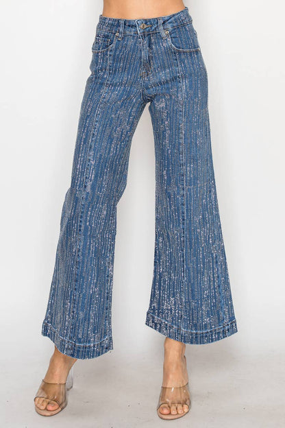Bling Wide Leg Jean