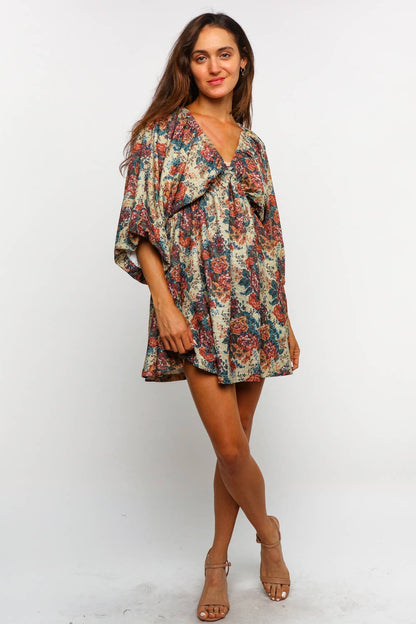 Vintage Style Floral Dress