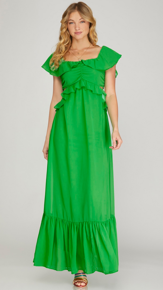 Apple Green Dress