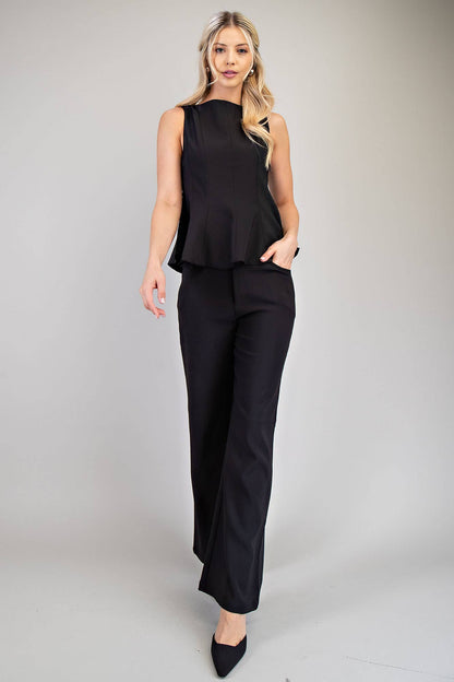 Sleeveless Fitted Top