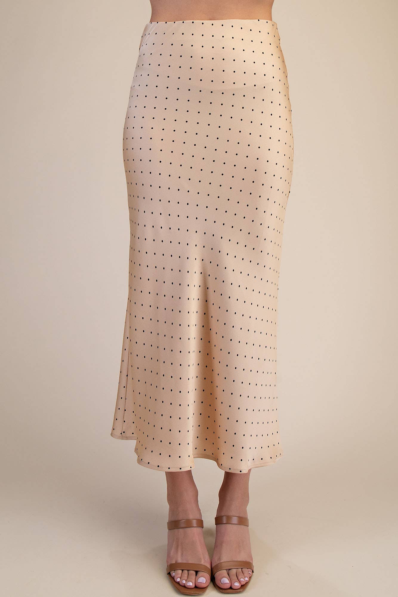 Polka Dot Midi Skirt