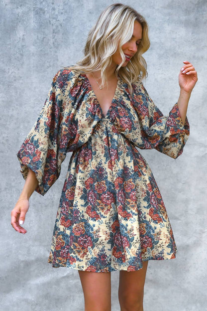 Vintage Style Floral Dress