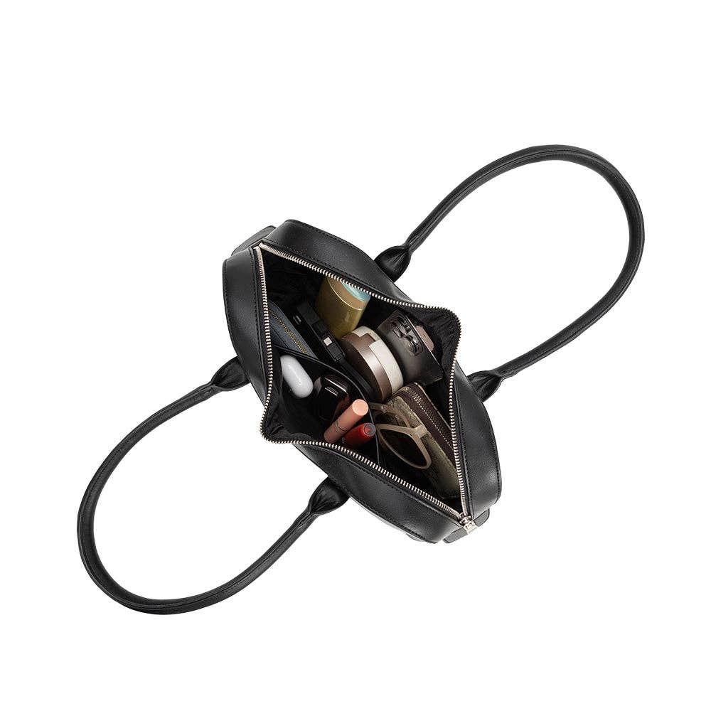 Tilda Black Recycled Vegan Shoulder Bag