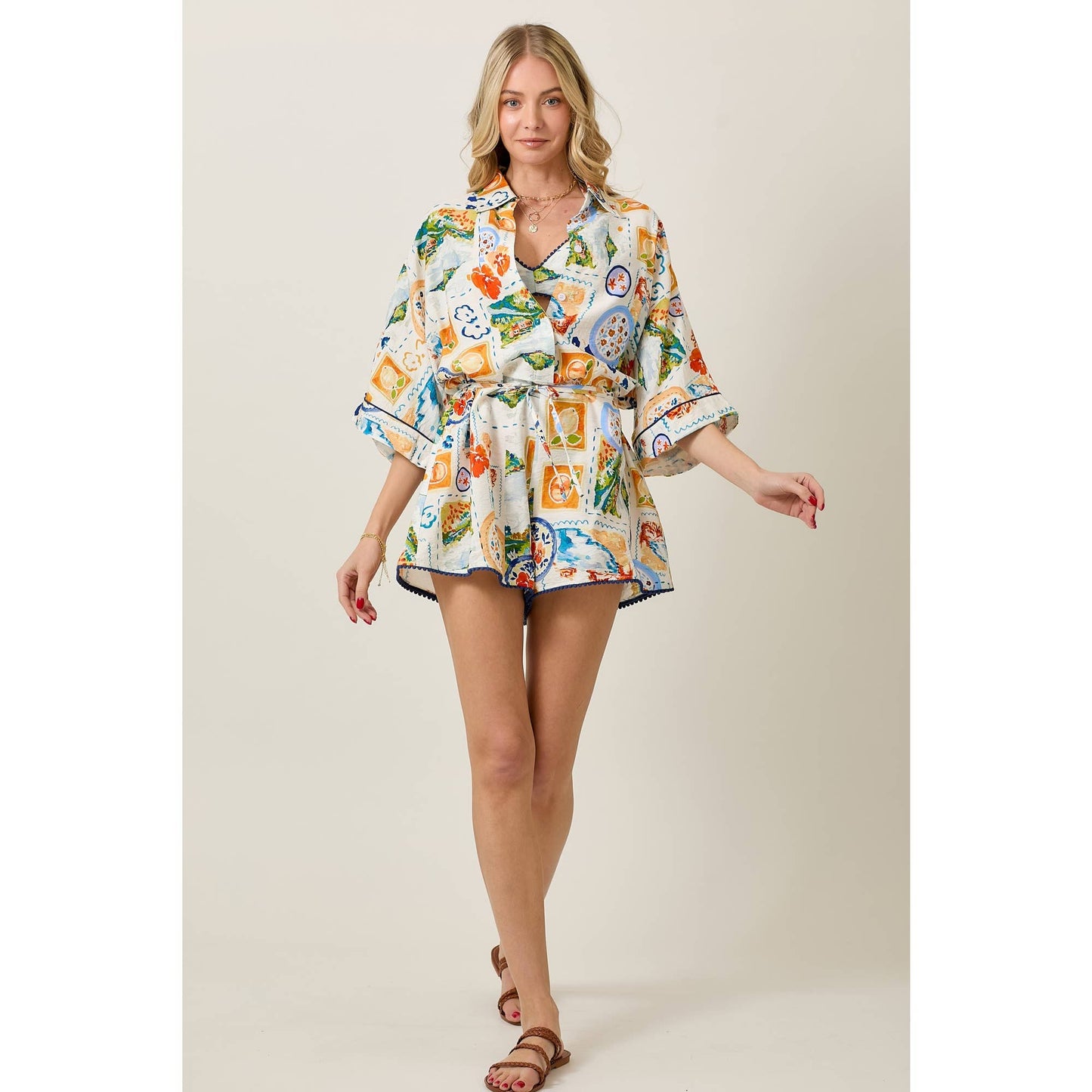 Romper & Bra Top Set