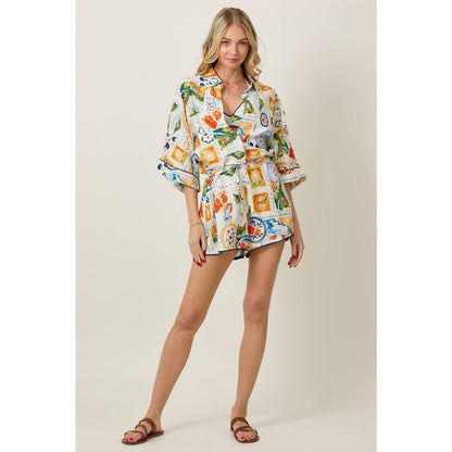 Romper & Bra Top Set