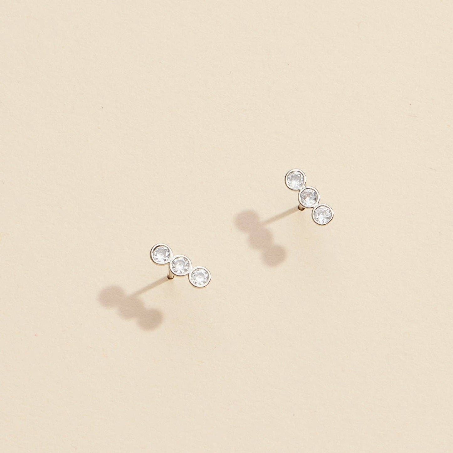 Elegant Three Linked Rhinestone