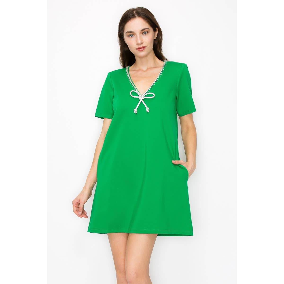 Apple Green Mini Dress