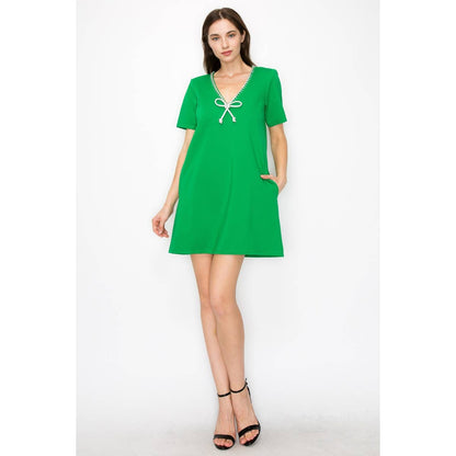 Apple Green Mini Dress