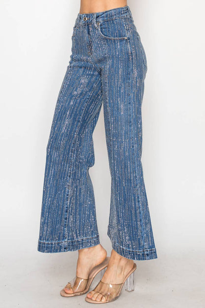Bling Wide Leg Jean