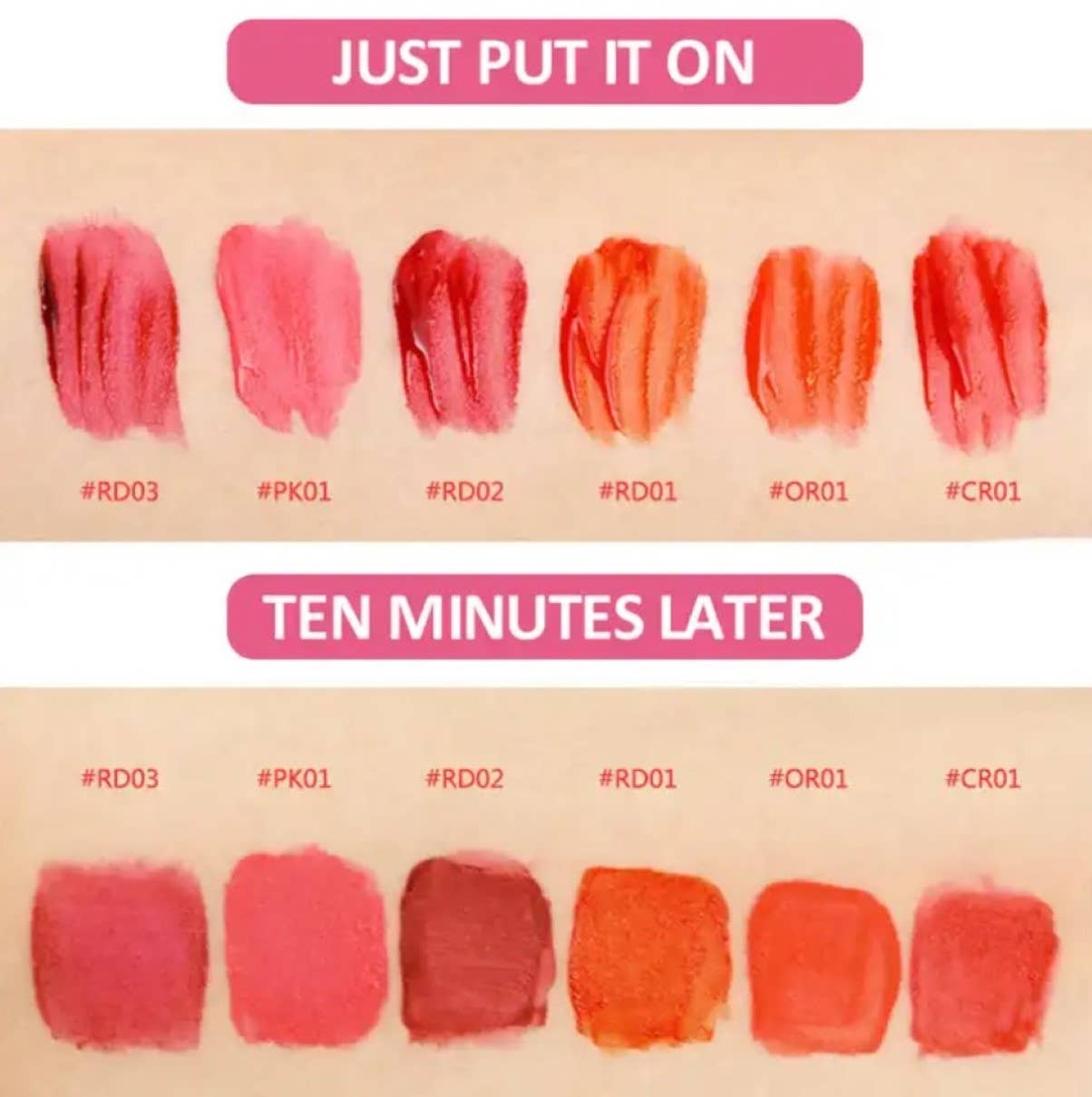 Lip Tint 24hrs long lasting