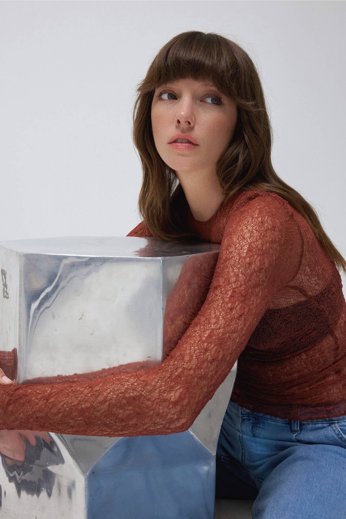 See-through Lace Top