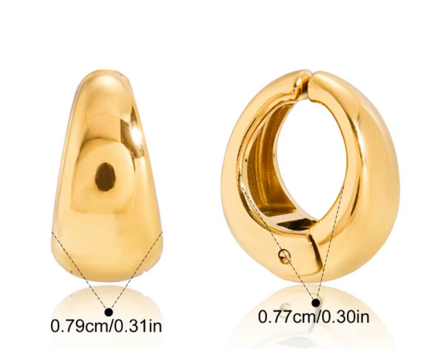 Ear Cuff- PVD Waterproof `18K gold