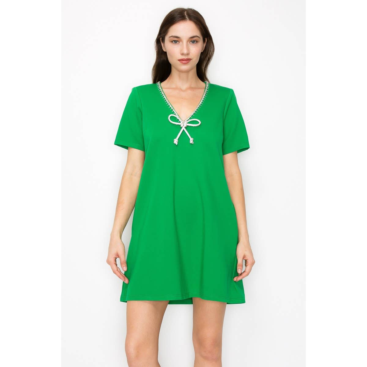 Apple Green Mini Dress
