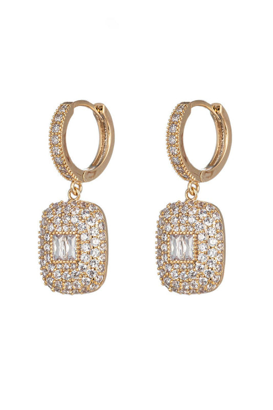 Maya CZ Huggie Earring